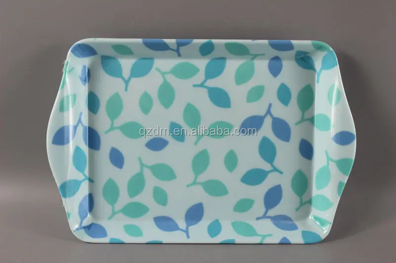 Customized Designs Melamine serving tray Plastic Tea tray