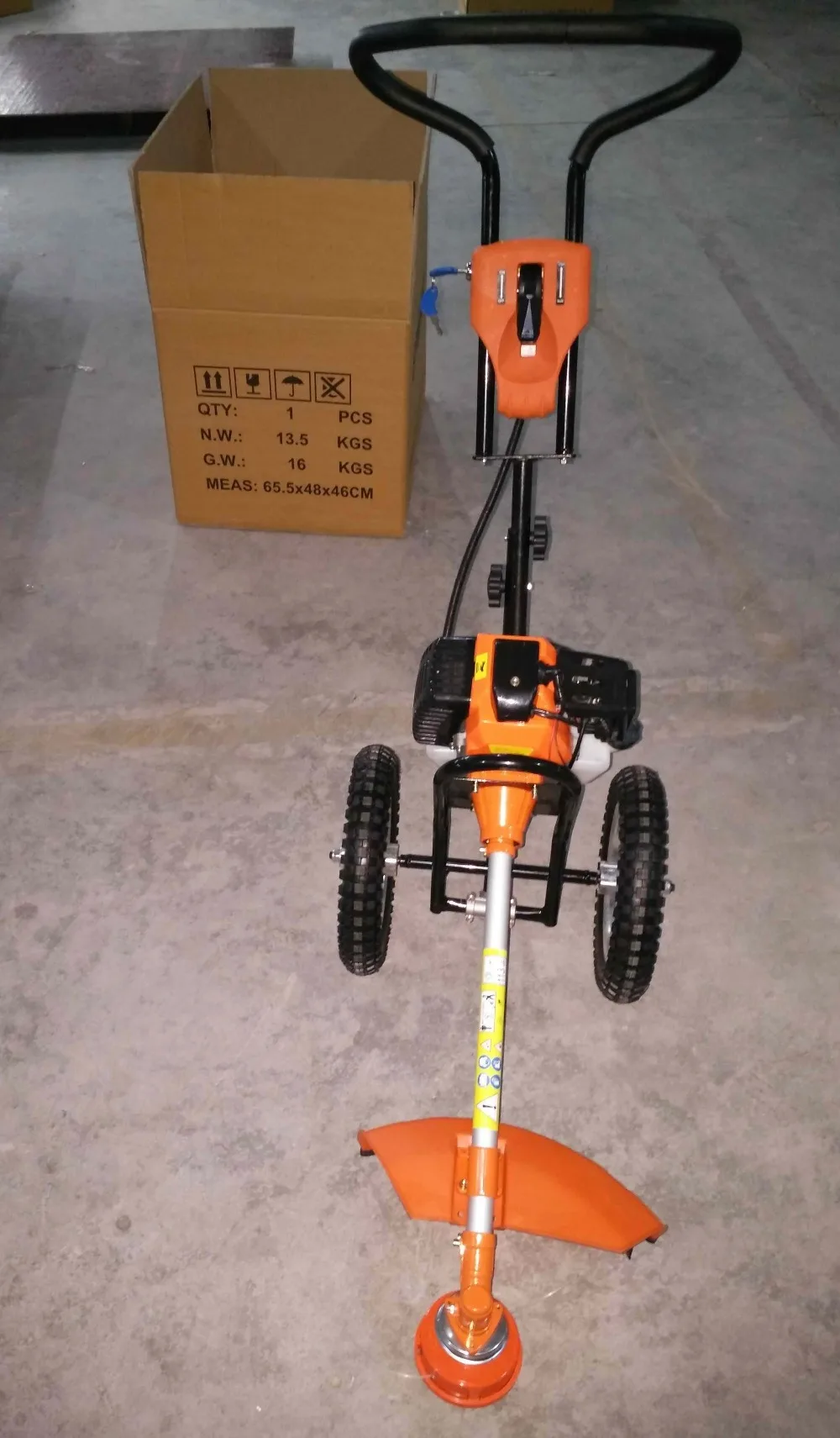 52cc Gaoline Brush Cutter With Wheels And Hand Grass Cutter And Grass ...