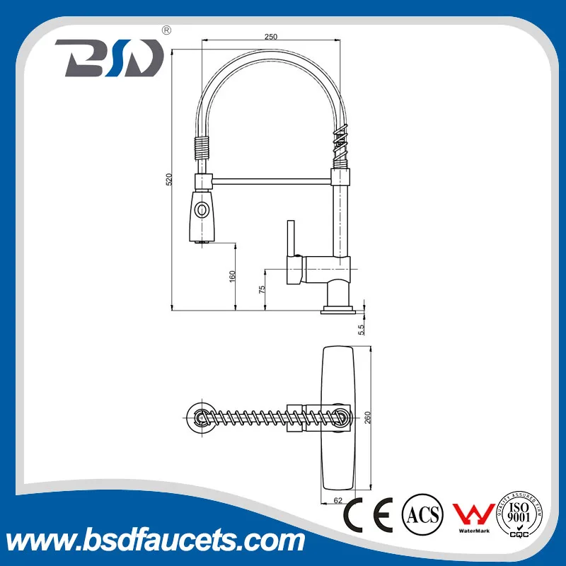 Kitchen Brass Faucet