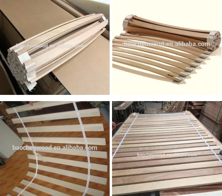 E0 Glue Wooden Lvl Slat/ Curved Lvl Bed Slats/ Flat Poplar Lvl In Best