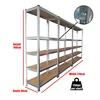 Heavy Duty 5 Tiers Boltless Commercial Racking Garage Storage Shelf