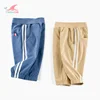 Factory wholesale custom french terry bar stitching baby boy jogger pants sweatpants