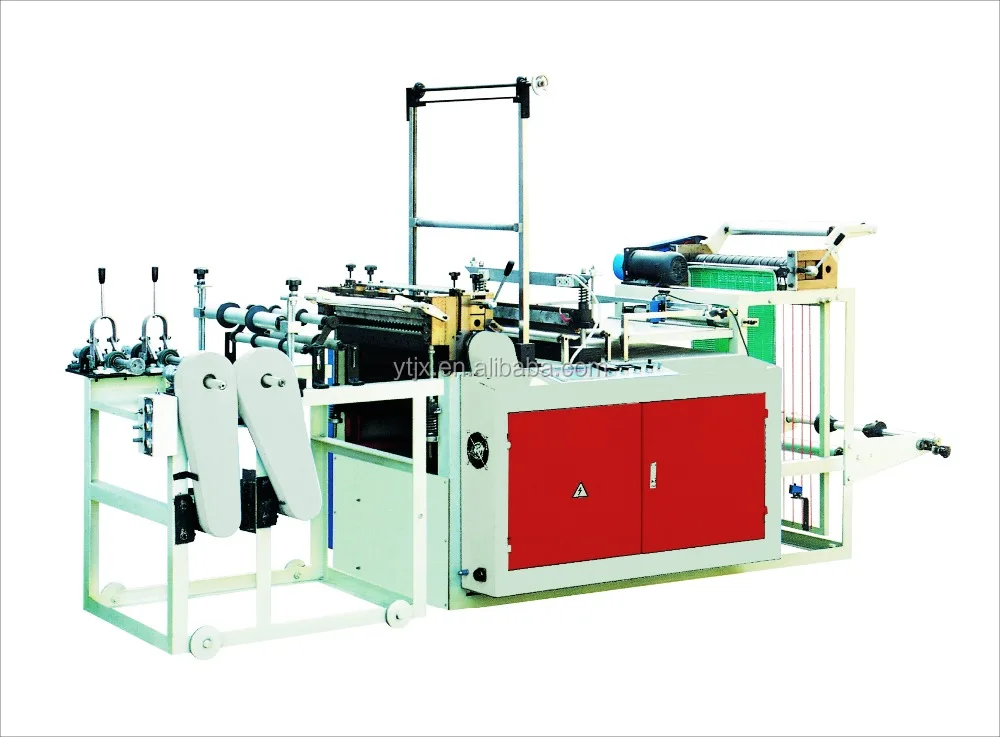 Continuous plastic rolling garbage bag making machine/poly roll garbage