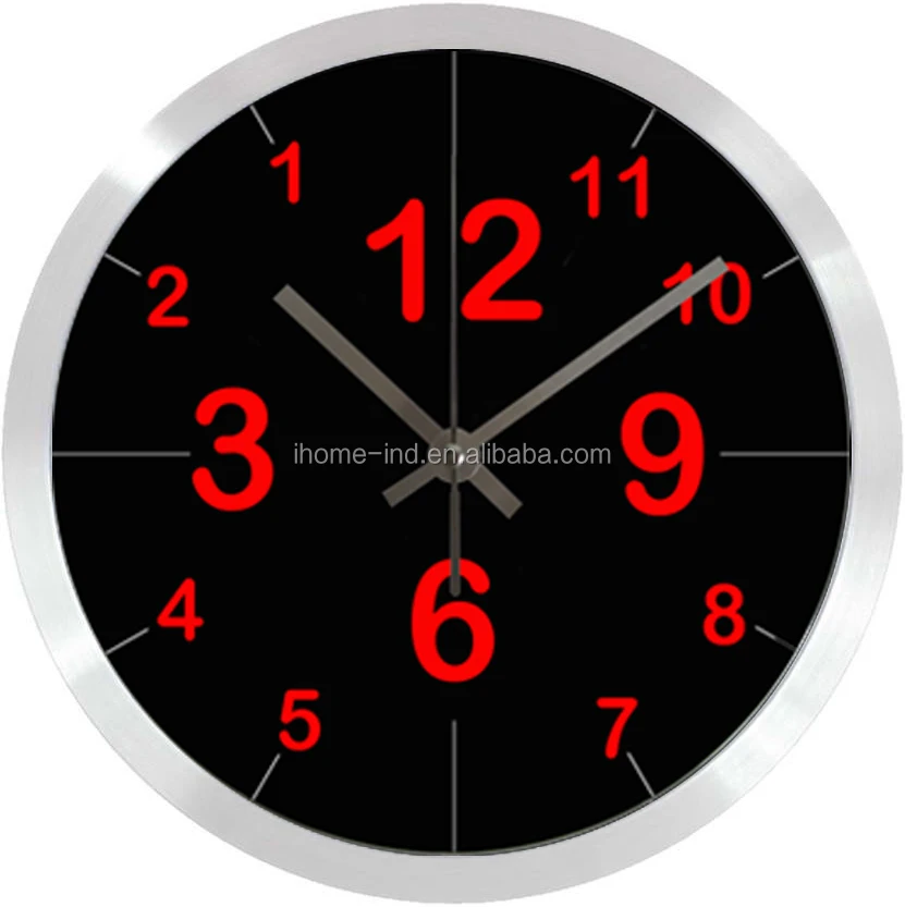 Backward Clock Clock Backwards Running Wall Clock Home Decorative(ih