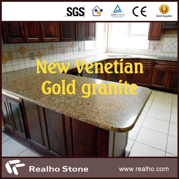 Low Price Brazil New Venetian Gold Granite Countertop Buy New