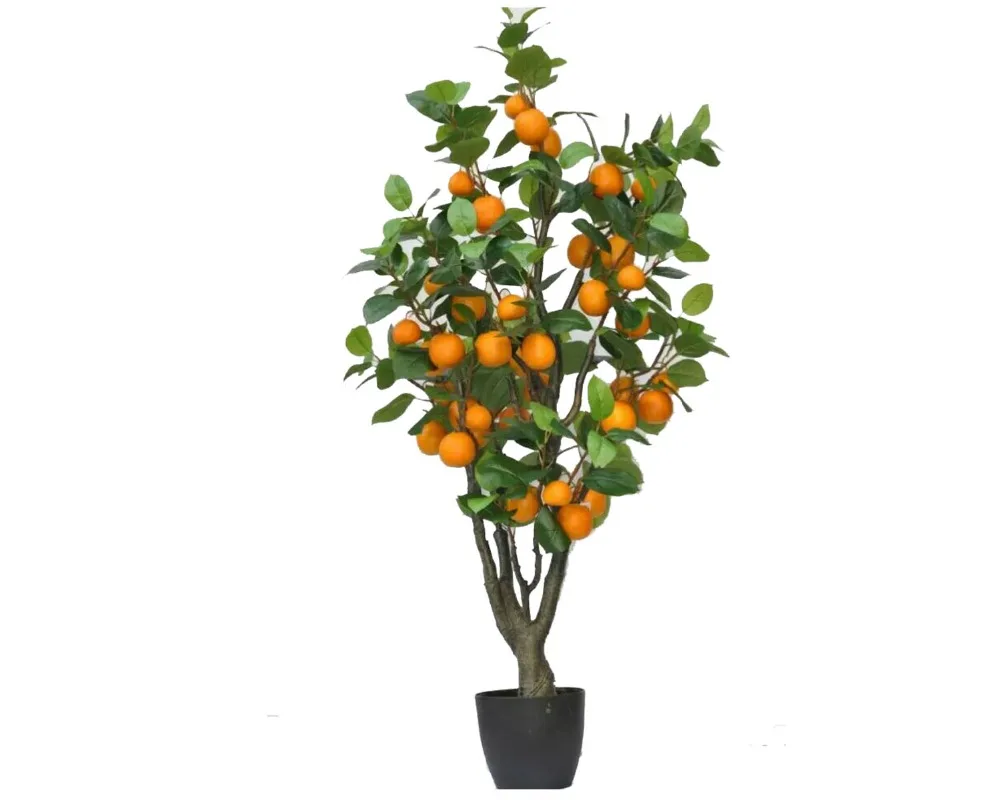 Green Artificial Apple Tree Branches And Leaves Indoor ...