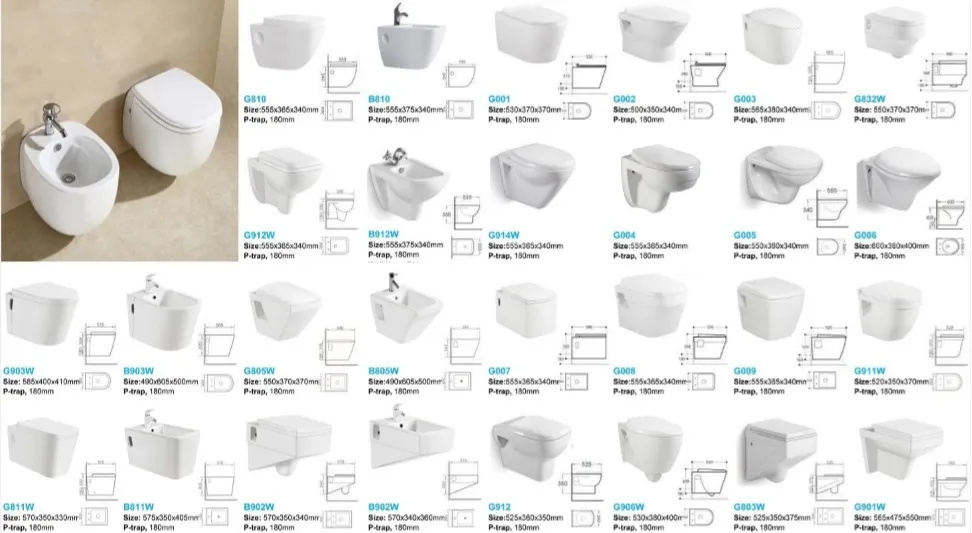 more wall hung toilets