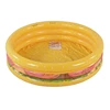 P&D plastic inflatable 3-Ring Hamburger Pool indoor