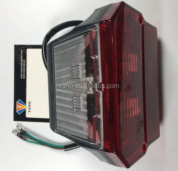 Energy saving motorcycle Simson halogen tail lamp