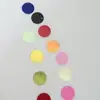 multicolor high quality loose sequin small piece pet sequin loose round sequin for retail/sequins paillettes round shape loose s
