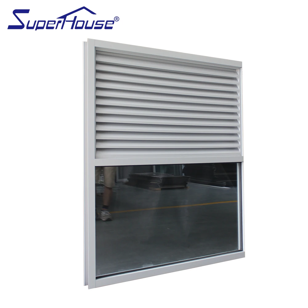 Australia AS2047 standard and NOA standard fixed aluminium louvre window frame