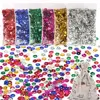 Loose Sequins Iridescent Spangles Craft Supplies for Arts Embroidery Bulk Cup Sequins with Assorted Colors for Applique Slime