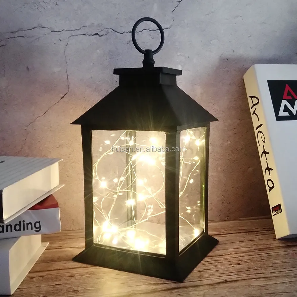 New Arrival Small Size Christmas Decoration Lanterns With String Lights