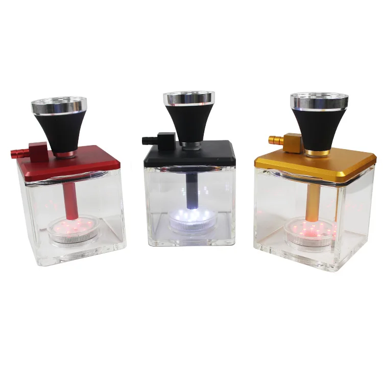 High Quality Sisha Huka Square Nargile Electric Shisha Box Square Small