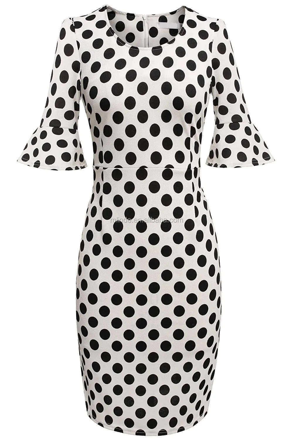 polka dot dress pakistani 2018