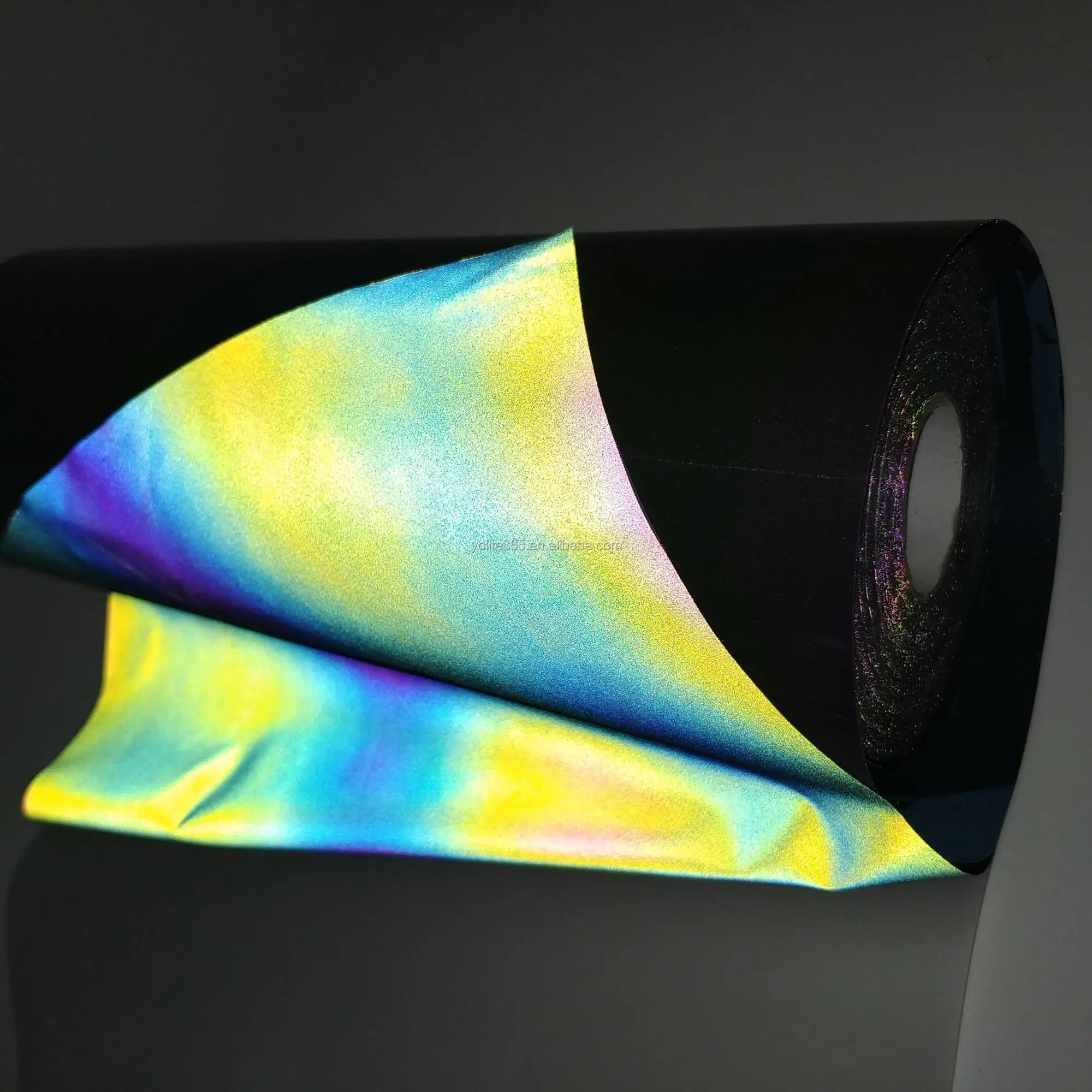 pet 彩虹反射热转印乙烯基彩虹膜