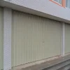 commercial steel fold up accordion sliding shutter door for store
