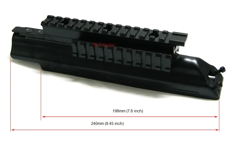 Tactical Ak 47 74 Receiver Triple Picatinny & Weaver Rail Top Scope Mount Dust Cover Fit For