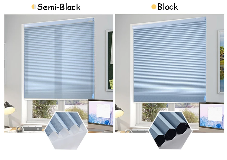 Best Price Motorized Blackout Remote Control Cellular Blinds Custom