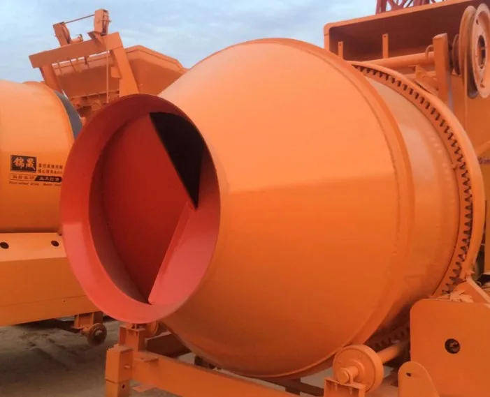 1 Bagger Electric Concrete Mixer 15m3/h Mixing Capacity For Sale