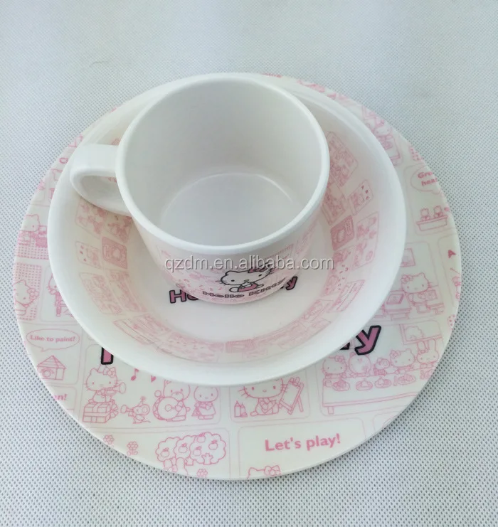 Foodgarde Kids Plastic Plate and bowl and cup Tableware set