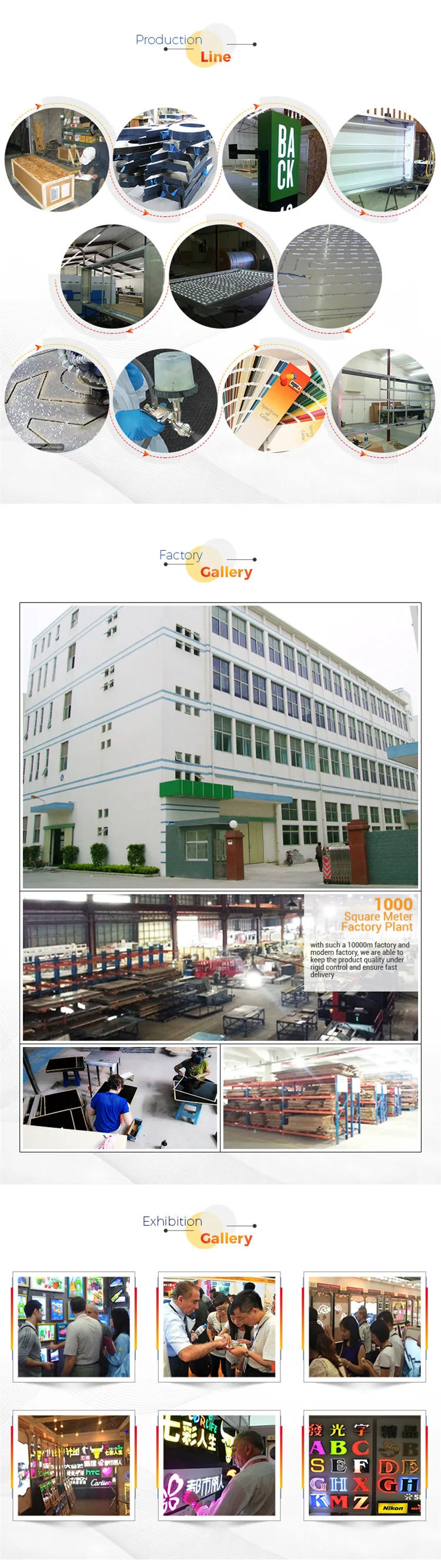 advertising cinematic light box display