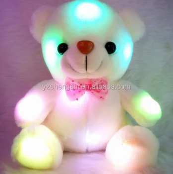 stuffed animal lights up