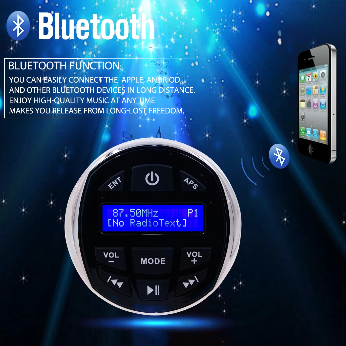 H820d Hasda Waterproof Outdoor Dab Radio Cd Player Dab+ Receivers