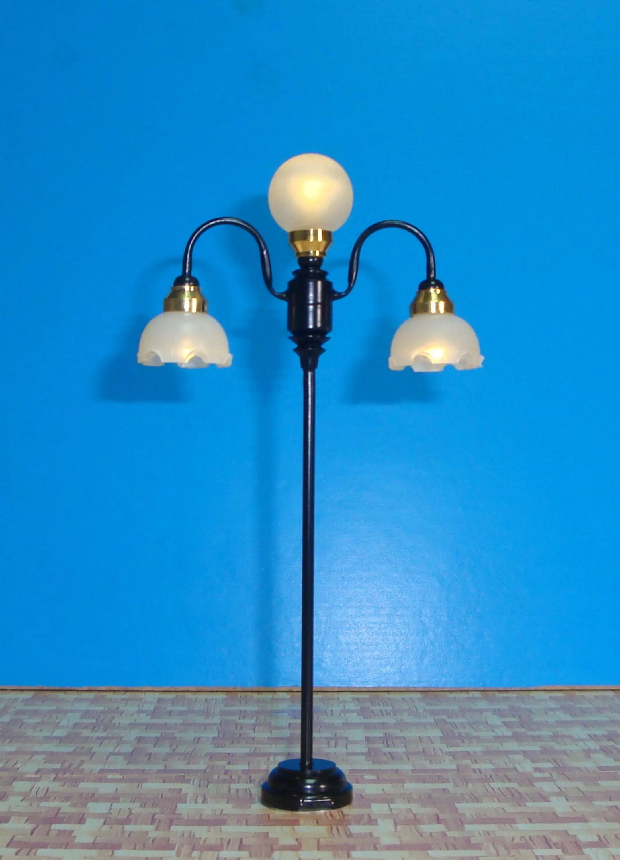 Dollhouse Miniature LED Floor Lamp Light Model Operated Kids Low Price 