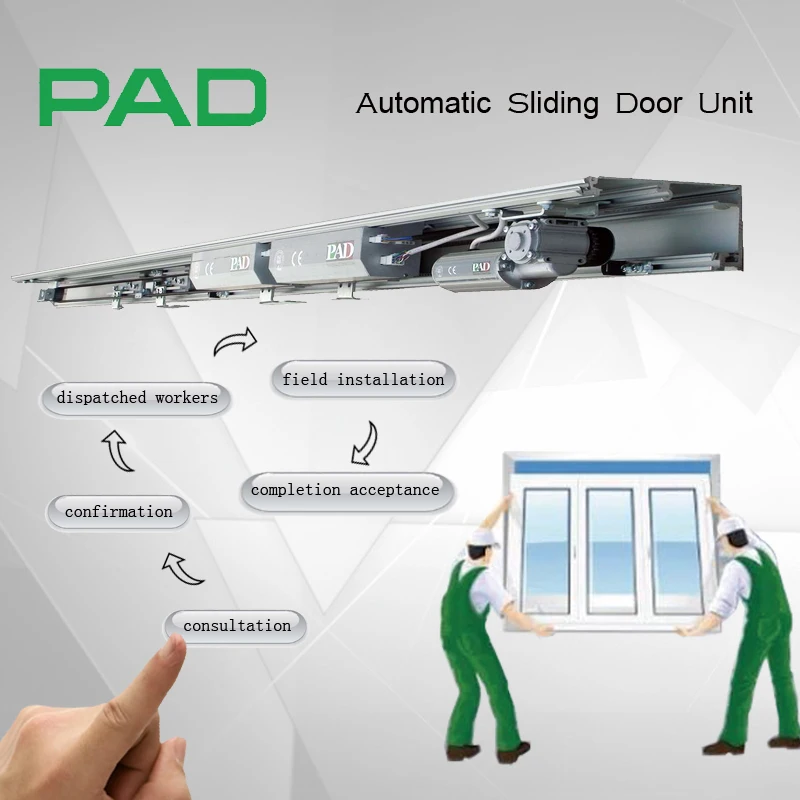 Automatic Type Electric Sliding Glass Door Automatic Door For Mall