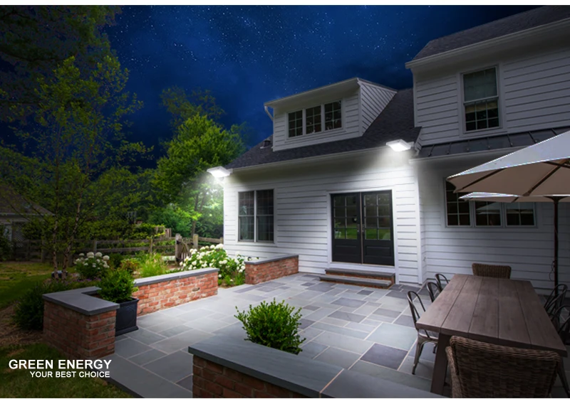 Green product energy saving outdoor motion sound sensor solar powered heat garden light lamp