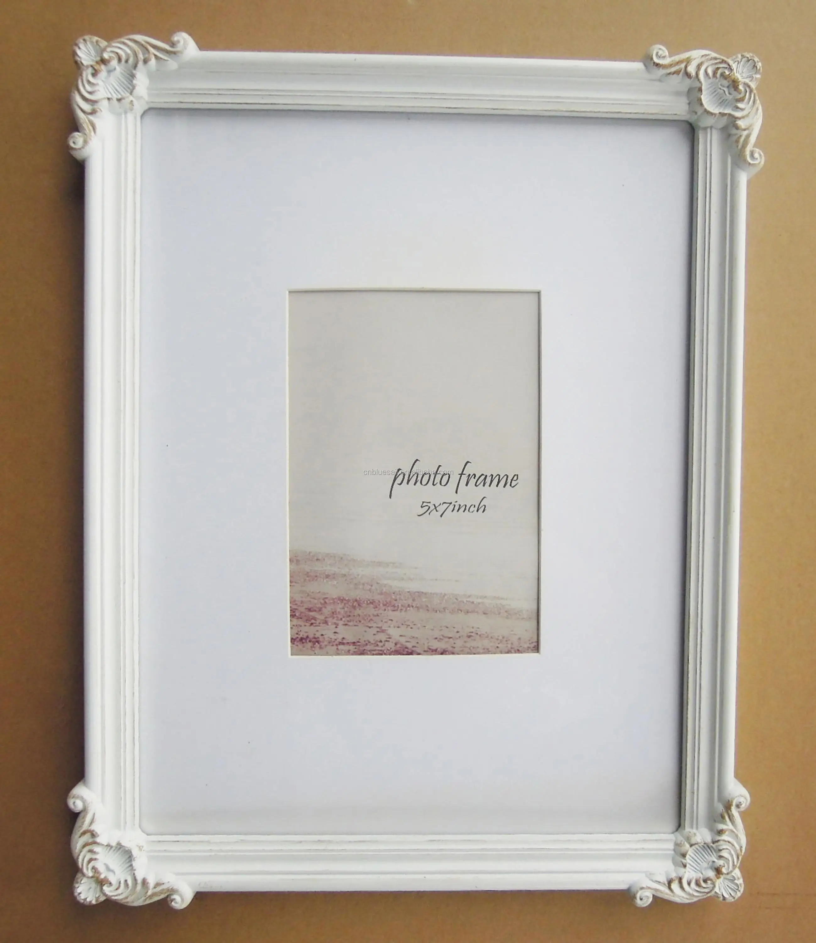 Vintage White Photo Frame,5x7" And 11x14" Picture Frame,Table/wall Art