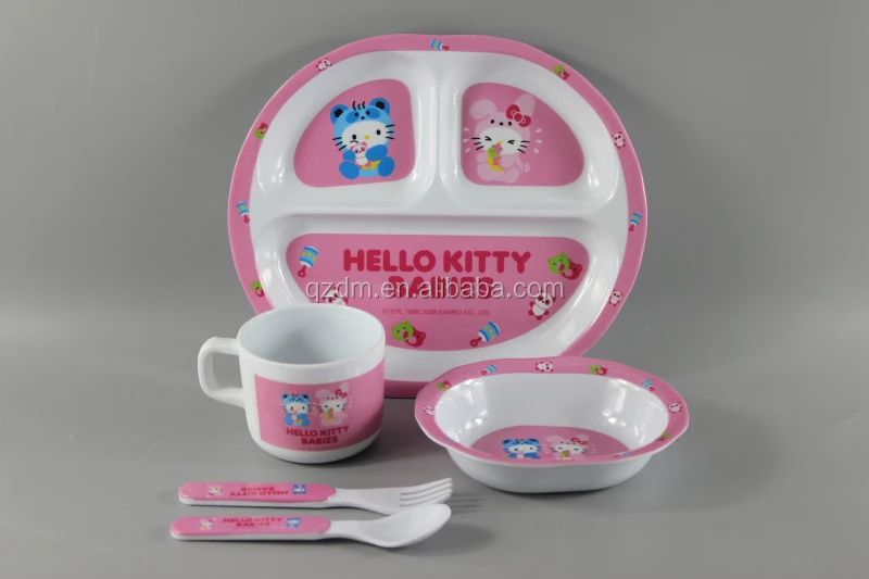 Foodgarde Kids Plastic Plate and bowl and cup Tableware set