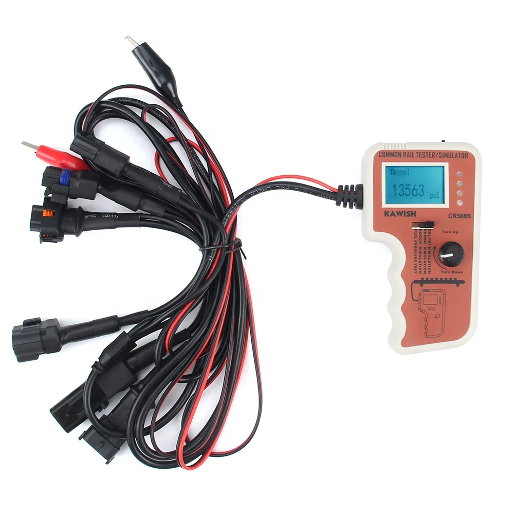 CR508 S Digital Common Rail Pressure Tester and Simulator for High-Pressure  Pump Engine diagnostic tool,More function