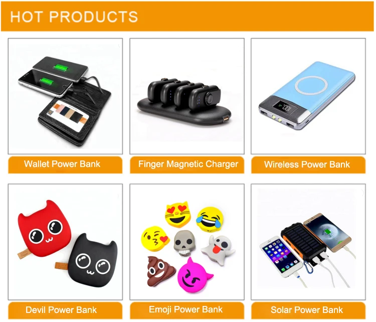 3 in 1 Connecter Magnetic Wireless Power Bank Finger Charger for All Brand Phones