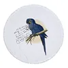 Custom Animal Pattern Design Bath Towel Birds Parrot Cotton Round Beach Towel