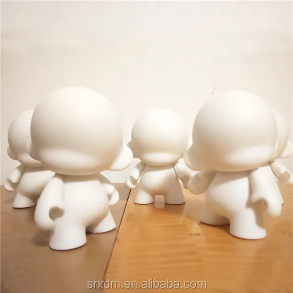 Wholesale 1pc 8 inch Kidrobot Dunny DIY Paint Blank White Vinyl Toy With Opp Bag