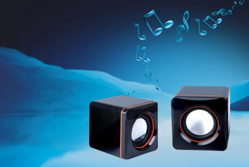 Portable Computer Speaker Laptop USB Power Audio Plug Mini MP3 Desk Speaker