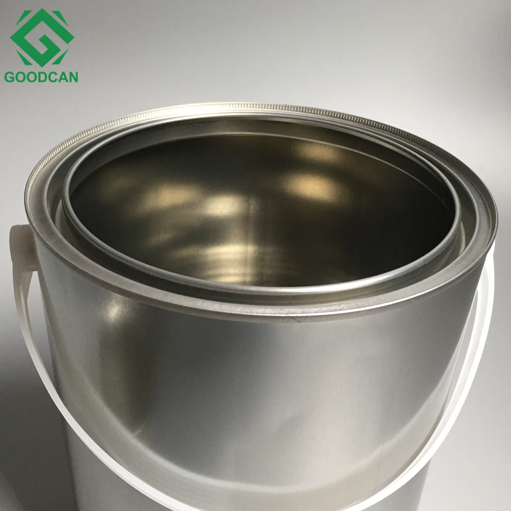 Tinplate Material 1 Gallon Metal Paint Bucket With Lid,Unlined Buy