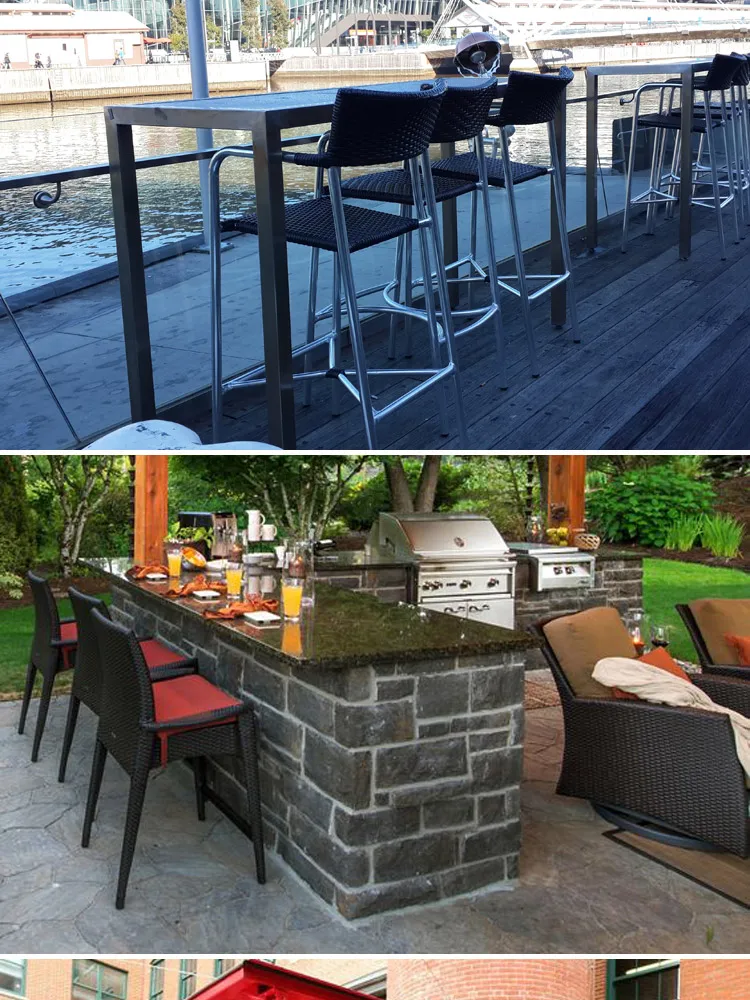 New Design Bar Set Furniture Wooden Pub