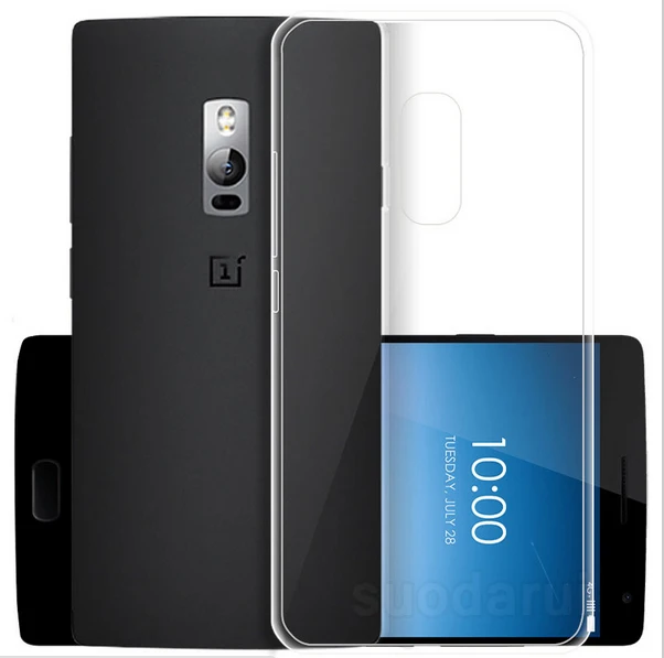 Fashion Crystal Soft Slim TPU Transparent Mobile Phone Cases For One Plus 2 Silicon Gel Covers
