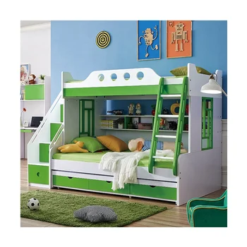 kids bed and desk