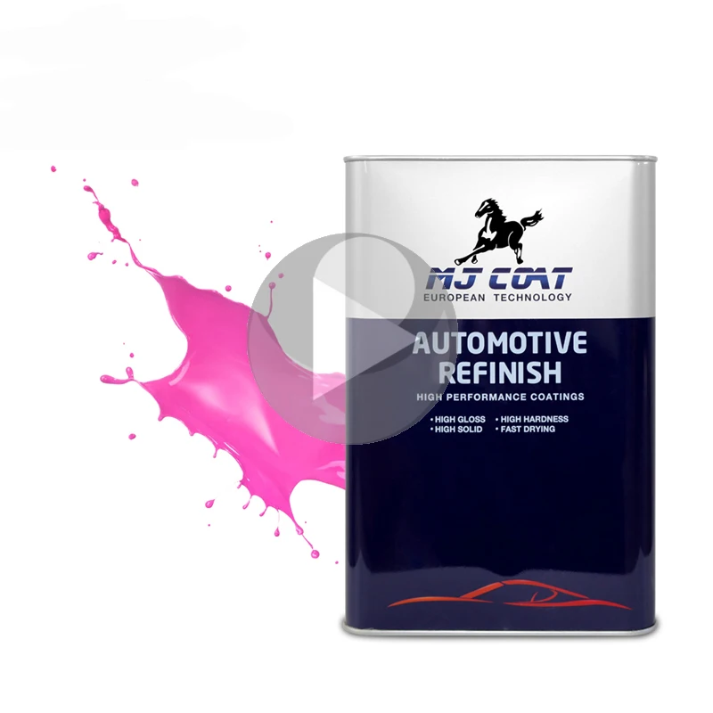 Car Paint Acrylic Lacquer 1k 2k Base Coat Iron Red Automotive Paint ...