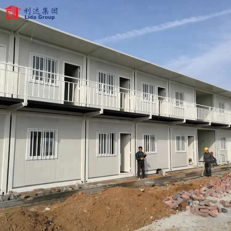 Villas Prefabricated House Good prefab container homes insulated real estate well designed labor camp small prefab houses