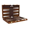 Wooden backgammon chips foldable backgammon sets box backgammon chess