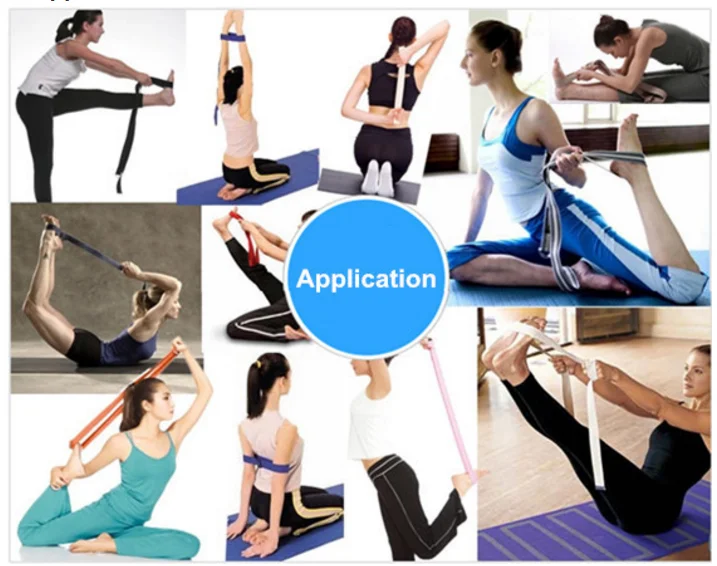 crossfit yoga strap belt/webbing yoga stretch ban