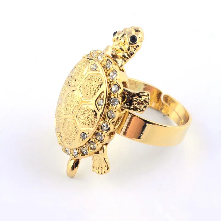 24k Gold Plating Animal Turtle Ring Tortoise Ring Designs For Men - Buy ...