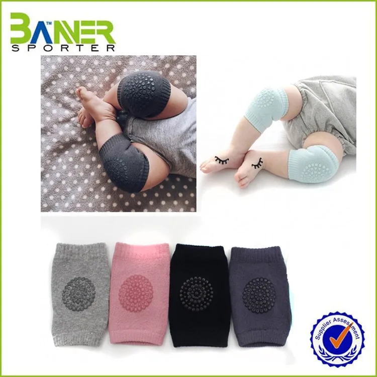 High elastic and soft cotton Baby knee support for crawl