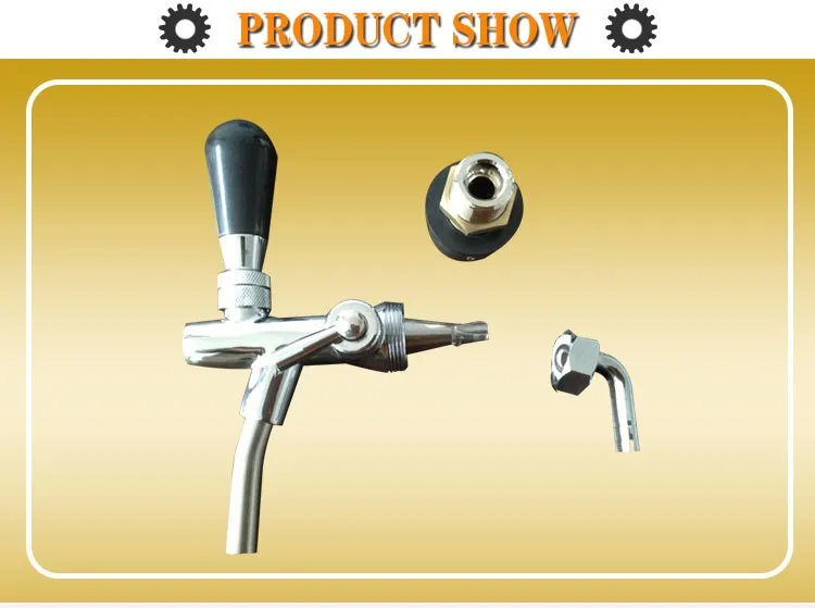 Big production ability beer valve spare parts with cap