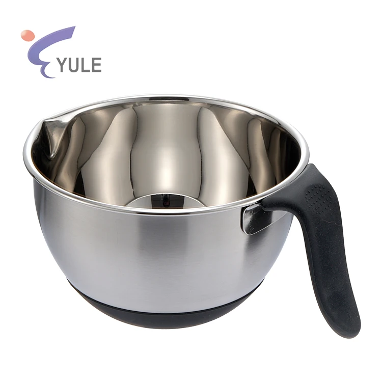 Wholesale Stainless Steel Mixing Bowl With Lids,Handle,Nonslip